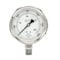 Pic Gauges 4 in Dial, 1/2 in NPT Male Lower Location, Stainless Steel Case Material PRO-301D-402P-01 - alternate 1